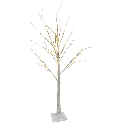 4' LED Lighted White Birch Christmas Twig Tree - Warm White Lights -  Northlight Seasonal, NORTHLIGHT XT92219