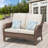 50'' Wicker Outdoor Loveseat-102237731