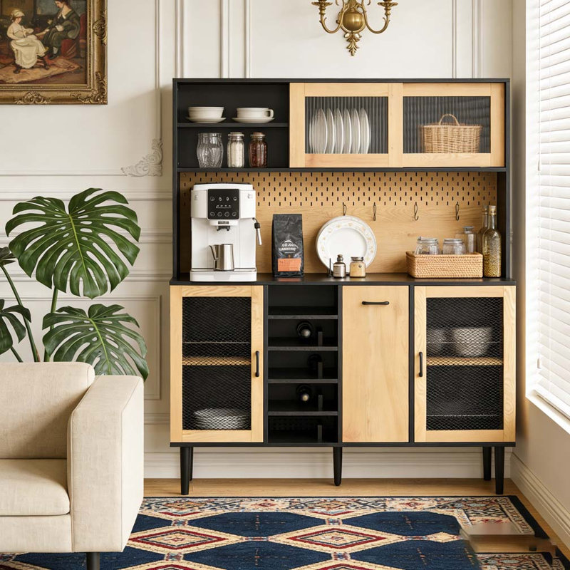 Buffet 59 po H avec porte de rangement