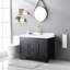 2-handle Bathroom Faucet with Drain Assembly