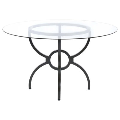 Table de salle à manger Gunmetal