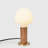 Walnut Knuckle Table Lamp With Enno