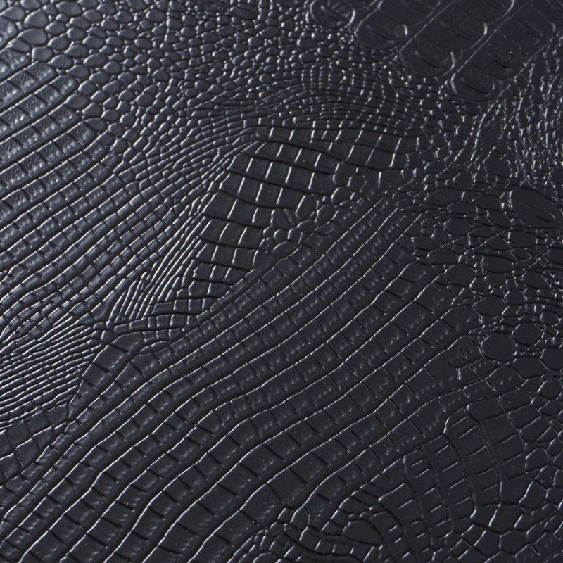 Chaise avec accoudoirs rembourrée Meifod, Noir