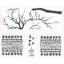 Décalcomanie murale Arbre en fleurs et oiseaux-632209325-632209320