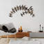 Accessoire mural en métal fait à la main, doré et noir, 29,5 po x 53,5 po | 100% métal avec une épaisseur de 0,06 po | Conception unique peinte à la main, parfaite pour la décoration intérieure et l'esthétique moderne, fixation murale facile-2034176087