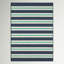Tapis intérieur / extérieur rayé bleu / ivoire Triplehorn-1366268794