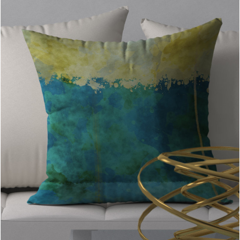 Il agrandit la housse de coussin carrée et l’insert, 18" x 18"