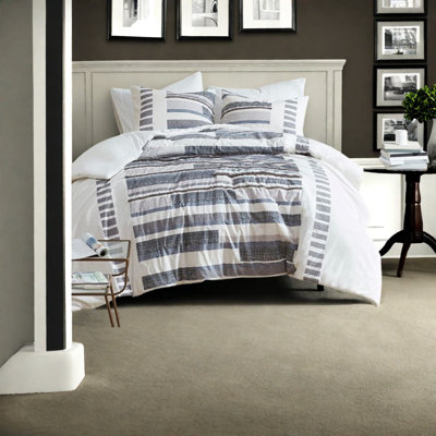 Ensemble de literie moderne en coton, double / grand, style artisanal pour la maison