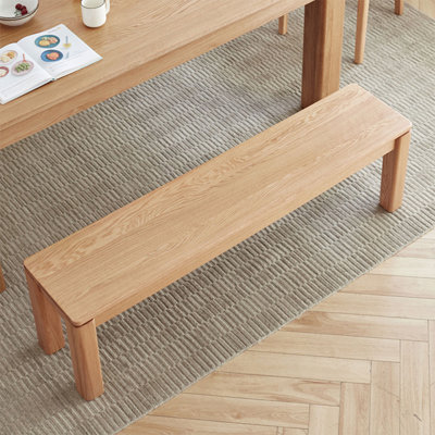 Banc en bois massif Burlywood