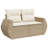  Garden Sofa Set Beige