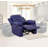 Semi Pu And Pvc Leather Recliner Chair-1491684038