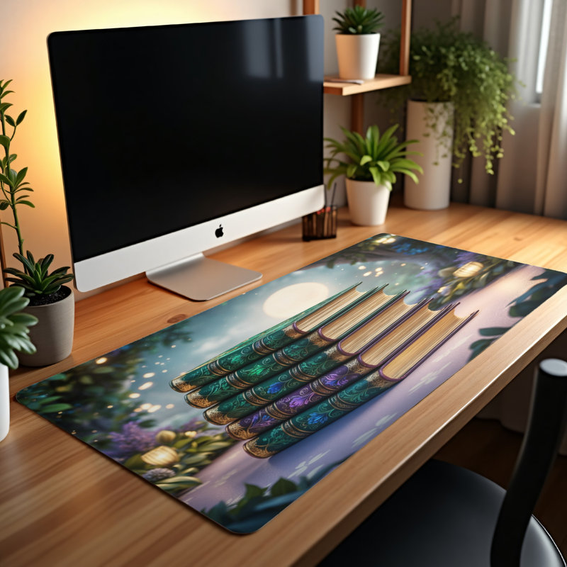 Polyester Desk Pad, 23.6x13.8