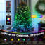 Arbre de Noël illuminé 6 pi avec DEL - Arbre artificiel avec support robuste pour une décoration douillette
