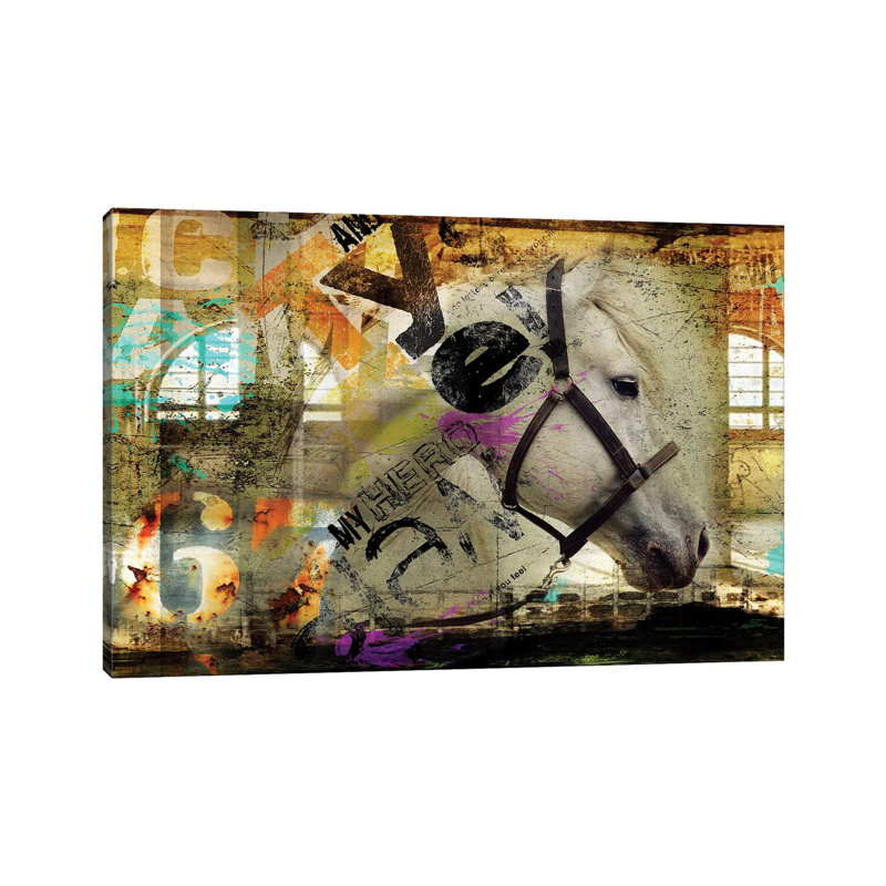 My Friend by Micha Baker - Wrapped Canvas Print, 20.32 cm H x 30.48 cm W