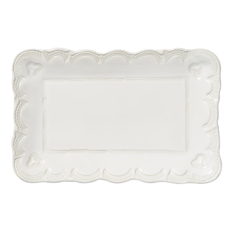 Incanto Stoneware Platter, White