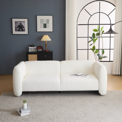 Keanu Boucle Upholstered 3-Seater Sofa