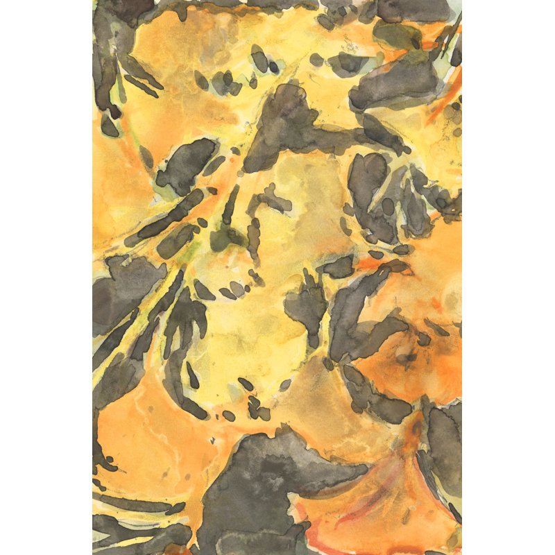 Ginkgo Leafing I by Samuel Dixon - Wrapped Canvas Print, 46cm H x 30cm W x 3.8cm D