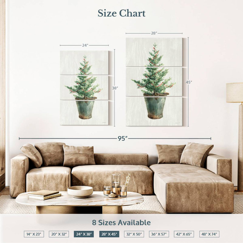 Arbre de Noël blanc et brillant Lelend I, H 38 po x l 24 po