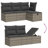 Vidaxl Garden Sofa Set Grey