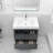 30'' Single Bathroom Vanity with Acrylic Top-1316012025
