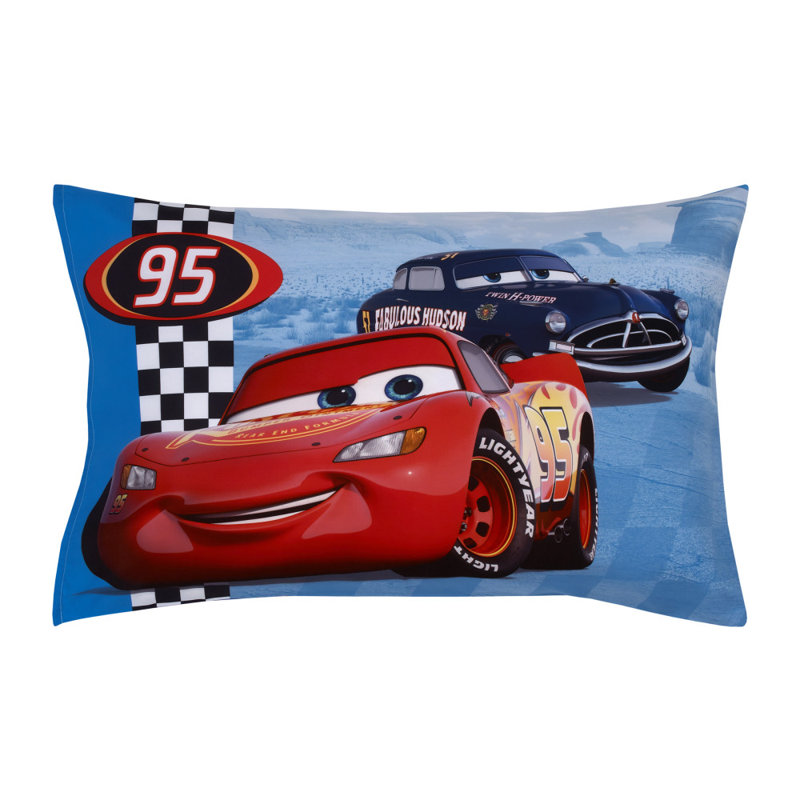 Disney Cars Radiator Springs Red and Blue Toddler Bedding Set