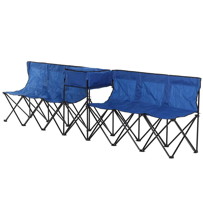 Oxford Fabric Storage Bench, Blue