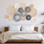 15 pièces panier en rotin tissé et ruppie maritime Boho - rangement rustique à suspendre à la ferme convenant à la chambre de bébé, salon, chambre à coucher - panier décoratif