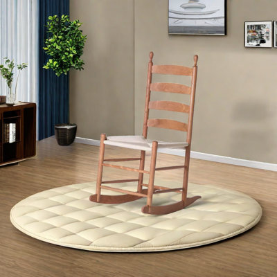 Cherry-wood Woven Rocking Chair Rocking Chair