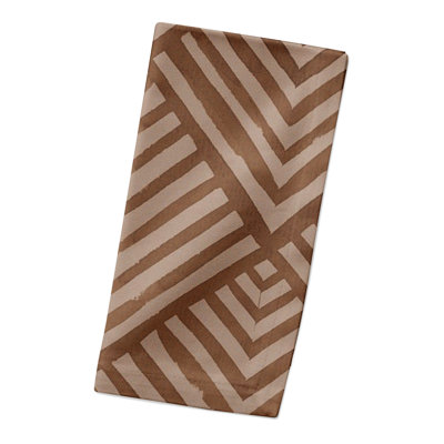 Cotton Twill Geometric Rectangle Napkin