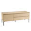 MAXENDRE Unfinished TV Stand for TVs up to 55" with Fireplace Included-93547944
