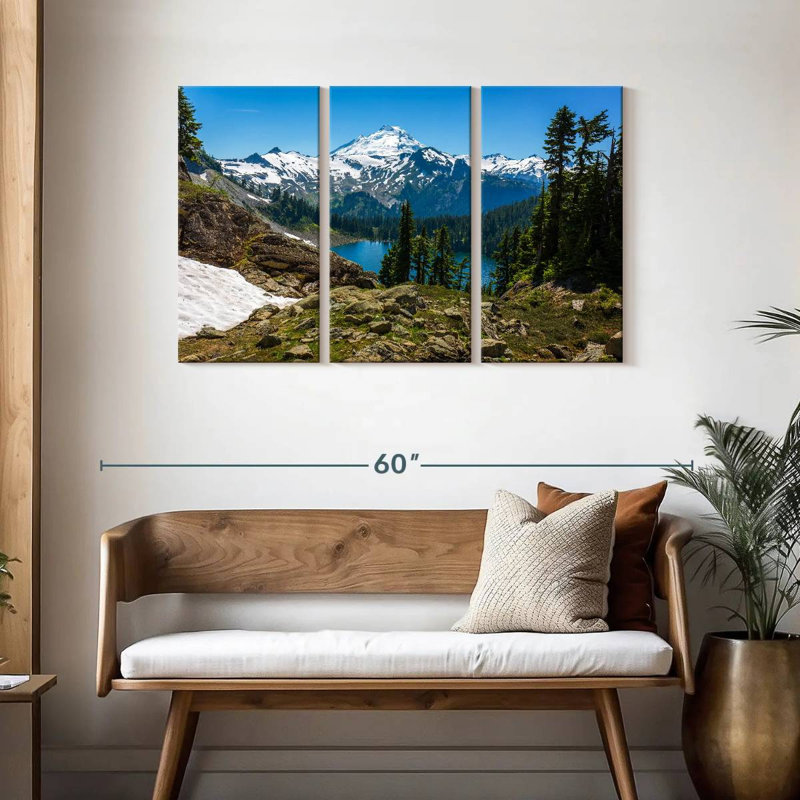 Alvord North Cascades Mountainscape, 28" H x 45" W