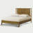Ethan Solid Wood Platform Bed with Headboard, Rustic Bed Frame-659914696-652529527