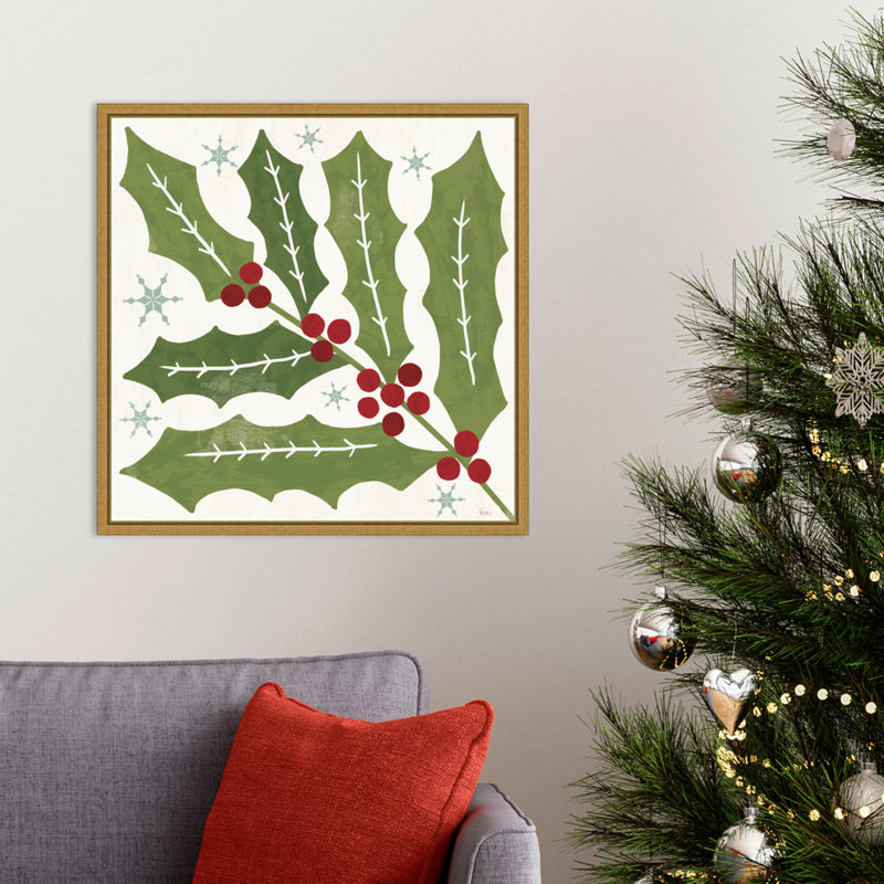 «Winter Days VII» par Véronique Charron, reproduction d'art sur toile encadrée, H 22 po x l 22 po