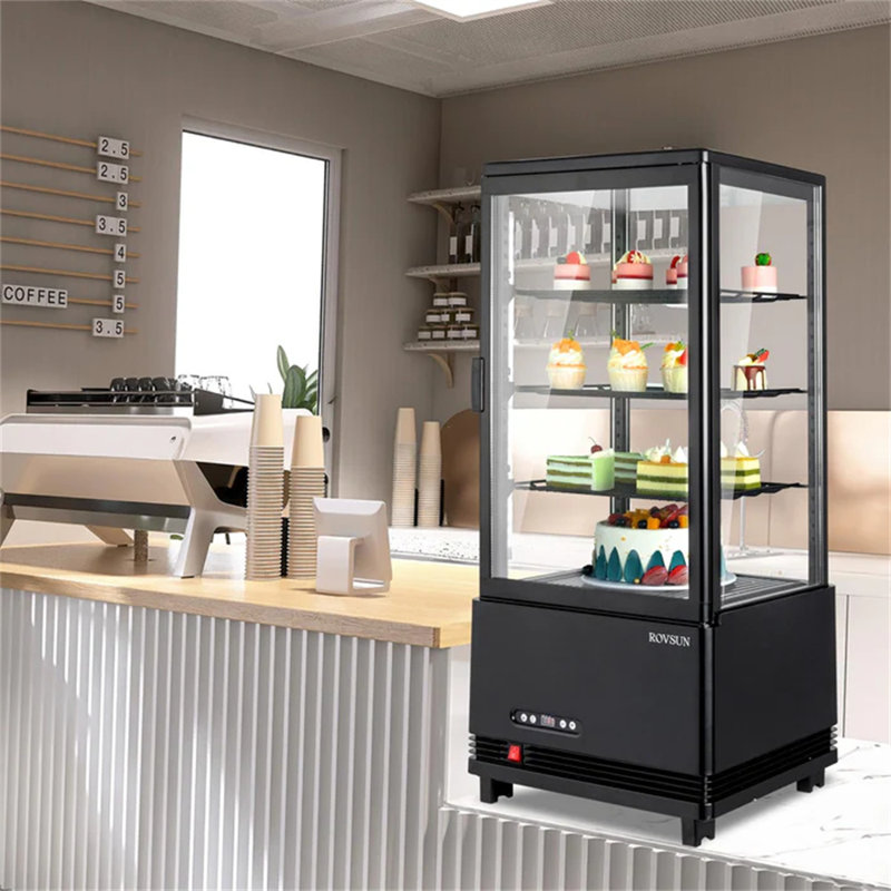 3 Cu.Ft Countertop Glass Refrigerated Bakery Display Case