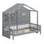Lit maison avec tablettes-1182987318