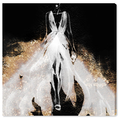 Night For Stars Elegance - impression sur toile tendue