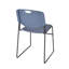 Plateau de table Kee, 4 chaises empilables Zeng-51311004-51311007-84166837