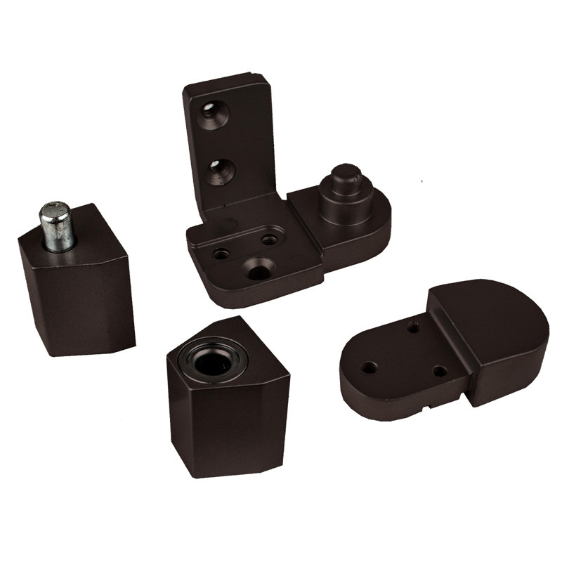 YKK Style Duronodic Left Hand Offset Door Pivot Hinge Set for Adams Rite Type Storefront Door, Duronodic