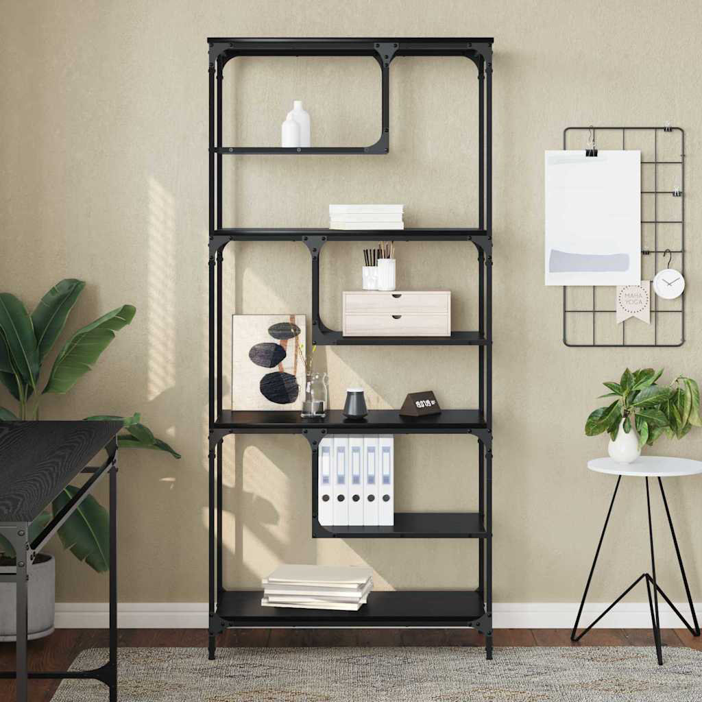 Bookcase Bookshelf Storage Cabinet Display Organiser Engineered Wood