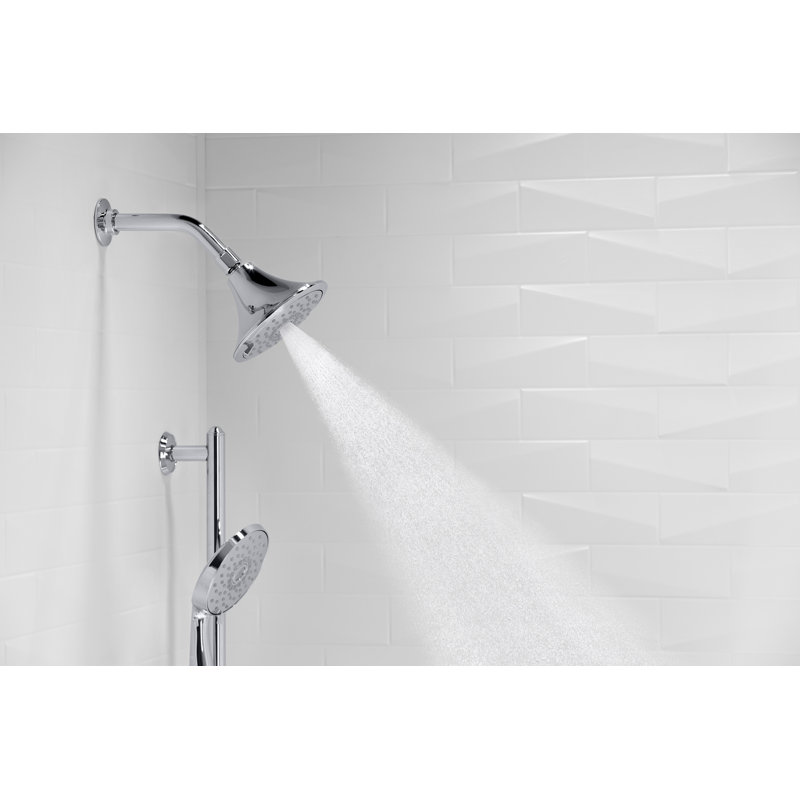 Ensemble de douche Kohler Forté Performance, ensemble de douche multifonction 2,5 GPM et douchette à main, trois réglages de jet