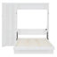 Lit escamotable pleine grandeur avec tablettes, garde-robe et lumières DEL pour une utilisation compacte et multifonctionnelle-2021754607