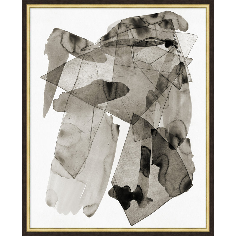 «Batholithe Monoprint 3» par Thom Filicia - peinture encadrée sur papier