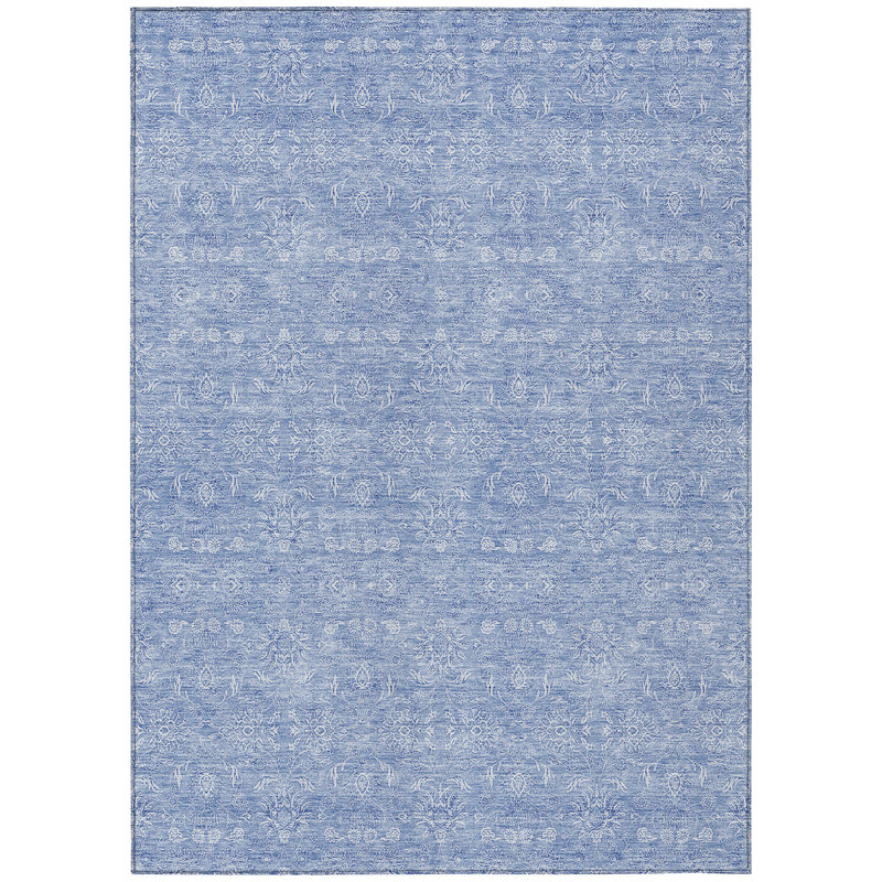 Alta Washable Floral Indoor / Outdoor Rug, Rectangle 5' x 7'6"