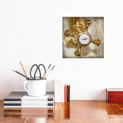 Faucet Cold 1 Piece Wrapped Canvas Wall Art