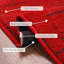 Non Slip Area Rug Low Pile Bedroom Rugs Machine Washable Floor Mat Living Room Carpet - NT0201-1011851719