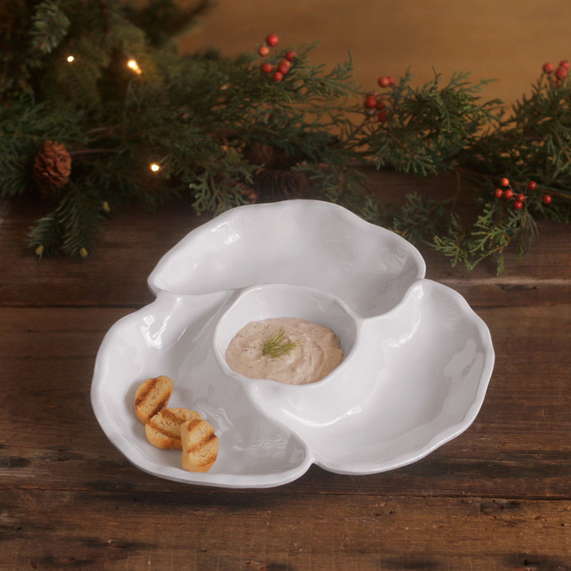 Vida Melamine Chips And Dip Platter