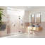 Stellar 100.25 in. x 78 in. Fully Frameless 3 Panel Inline Hinge Shower Door-608458744