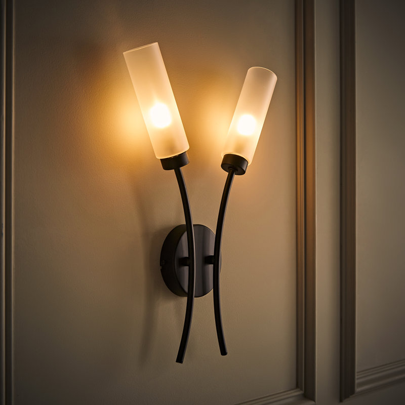 Aaniyah Armed Sconce, Matt Black, No