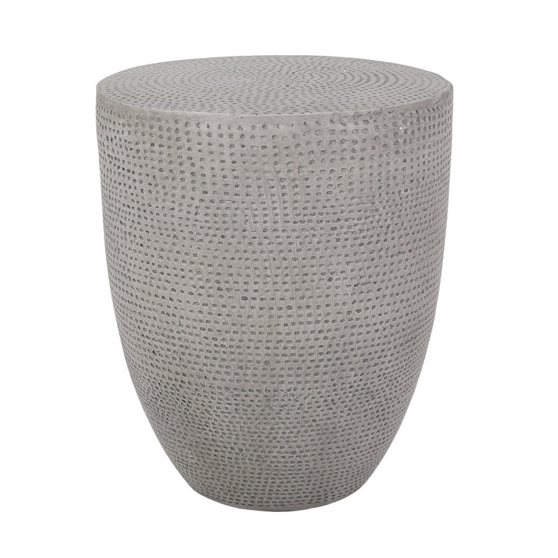 Outdoor Lightweight Concrete Side Table