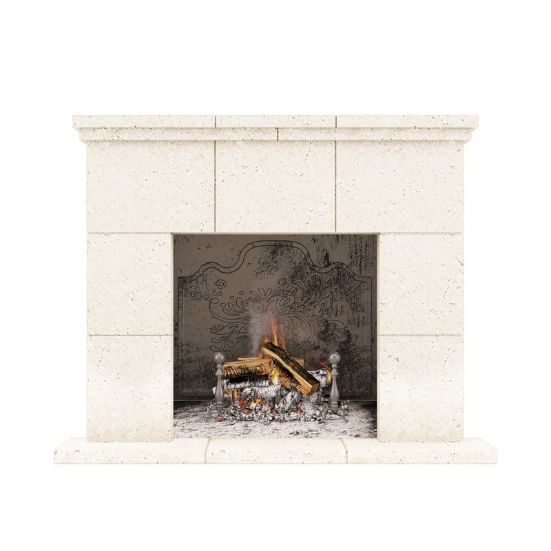 Tuscany Fireplace Surround, Old World Beige